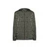 Givenchy 4g-motif Taffeta Jacket In Green