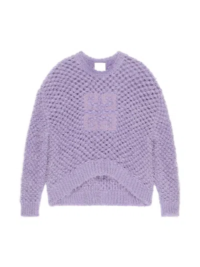GIVENCHY GIVENCHY LOGO DETAILED KNIT SWEATER