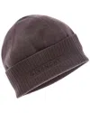 Givenchy 4g Wool Beanie In Brown