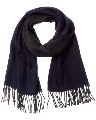 Givenchy 4g Wool Scarf In Blue