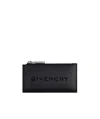 Givenchy 4g Zipper Wallet In Black
