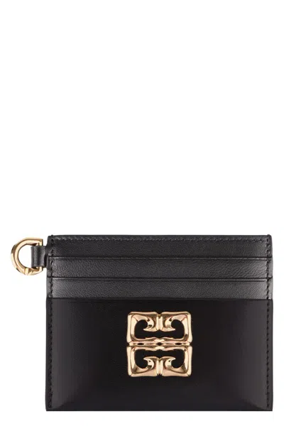 Givenchy 4geather Card Holder In Black