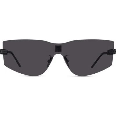 Givenchy 4gem 138mm Oval Sunglasses In Black