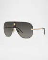 Givenchy 4gem Metal Aviator Sunglasses In Multi