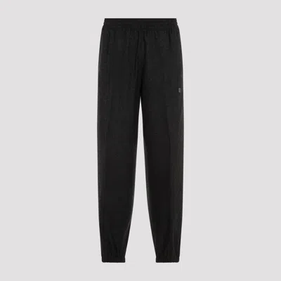 Givenchy 4g-motif Wool Trousers In Black