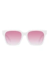 Givenchy Women's Square Sunglasses, 56mm In White/violet