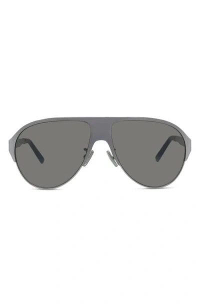 Givenchy 57mm Gradient Pilot Sunglasses In Gray