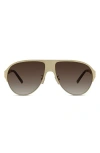 Givenchy 57mm Gradient Pilot Sunglasses In Neutral