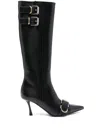 Givenchy 75mm Voyou Boots In Black