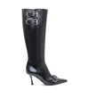 Givenchy 75mm Voyou Boots In Black