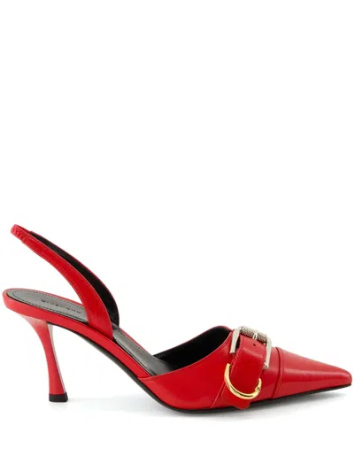 Givenchy Voyou Pointed Toe Slingback Pump In Red