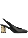 Givenchy 7mm Cylindrical Heel Slingback Pumps In Multi
