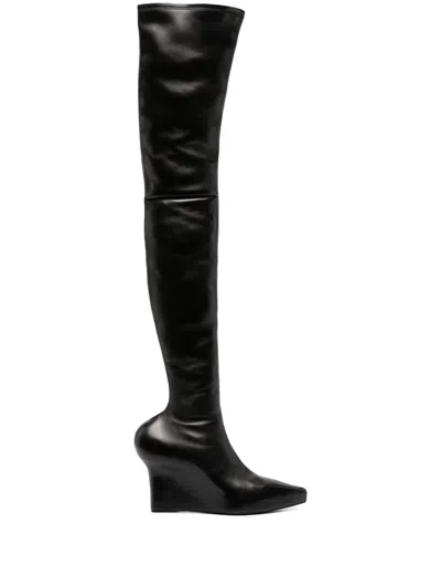 GIVENCHY 80MM LEATHER BOOTS