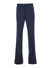 Givenchy Wide-leg Trousers With Striped Pattern In Blu