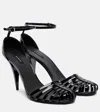 Givenchy Patent Leather Cage Heeled Sandals Women In Animal Print