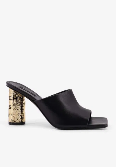 GIVENCHY 95 TAPE HEEL LEATHER MULES