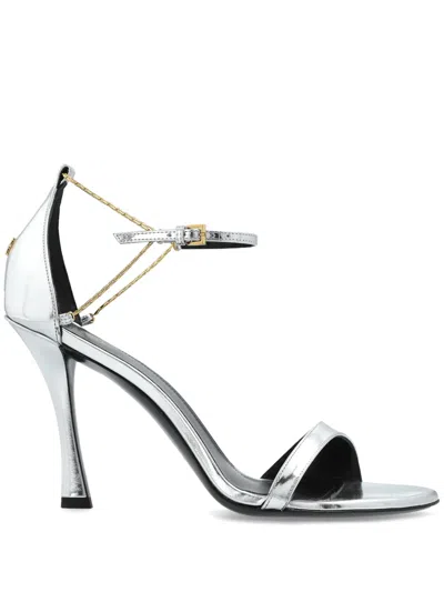 Givenchy Liquid Sandalen 95mm In Silber