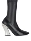 Givenchy Sculpted Ankle Boots In Nappa Leather In Black