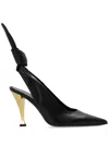 Givenchy Beauw Black Sling Pumps In Black