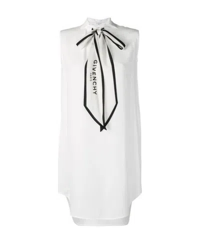 Givenchy A Dress With A Logo In White