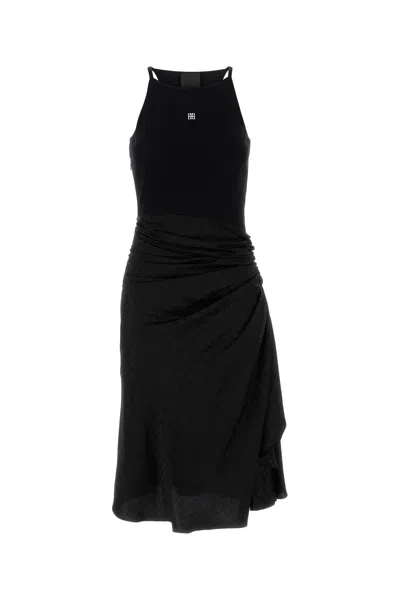 GIVENCHY GIVENCHY BLACK STRETCH COTTON DRESS