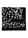 Givenchy Abstract-pattern Scarf In Black