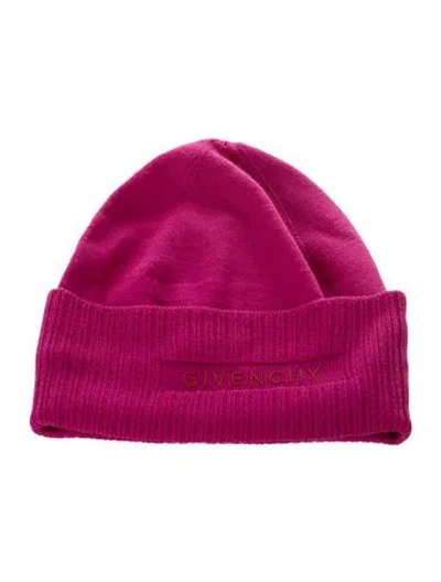 Pre-owned Givenchy Accessory Beanie In Purple