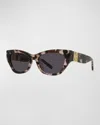 Givenchy Full Frame Sunglasses In Coloured Havana