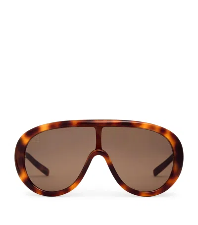 Givenchy Acetate Curve Sunglasses In Brown