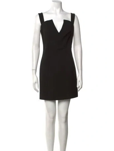 Pre-owned Givenchy Acetate Mini Dress In Black