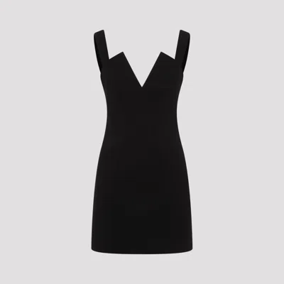 Givenchy Paneled Cady Mini Dress In Black