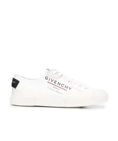 Givenchy Address Logo-print Low-top Sneakers In White