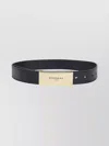 Givenchy Adjustable Belt Gold-tone Buckle In Black