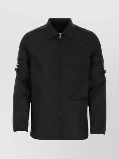 GIVENCHY SATIN LONG-SLEEVE SHIRT