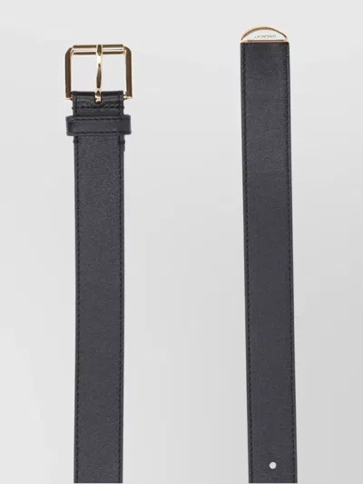 Givenchy Adjustable Length Gold-tone Buckle Smooth Finish Belts In Gray