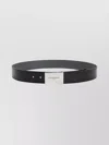 Givenchy Adjustable Reversible Metal Shape Belt In Black