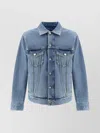 GIVENCHY ADJUSTABLE WAIST DENIM JACKET WITH CONTRAST STITCHING