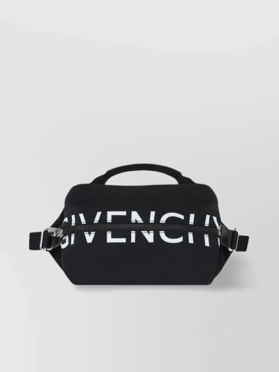 GIVENCHY ADJUSTABLE ZIP BELT BAG WITH TOP HANDLE