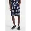 Givenchy Afternoon Light Print Elastic Waist Bermuda Shorts In Blue