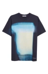 Givenchy Mens Dark Navy Graphic-print Cotton T-shirt In Blue
