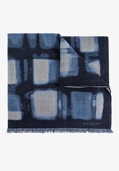 Givenchy Afternoon Light Print Silk Scarf In Multi