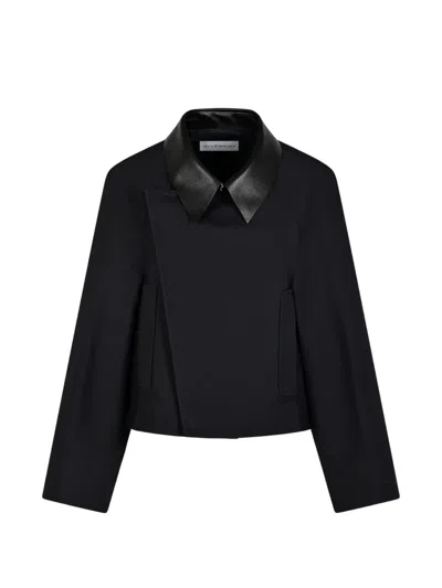 Givenchy A-line Cocoon Jacket In Black