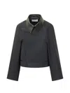 Givenchy A-line Cocoon Jacket In Black