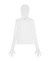 Givenchy All-in-one Gloves And Hood T-shirt In White