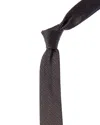 Givenchy All Over 4g Jacquard Silk Tie In Brown