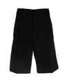Givenchy Wool Bermuda Tailored Shorts In Black