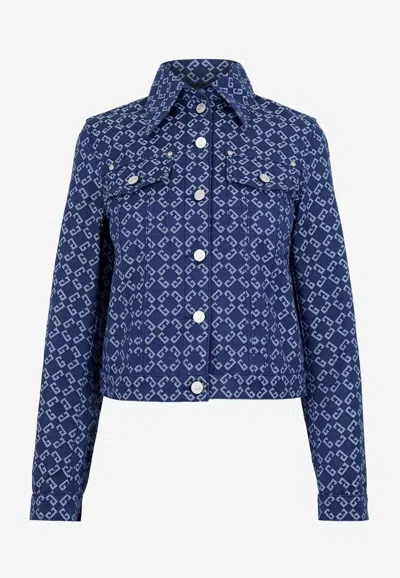 GIVENCHY ALL-OVER MONOGRAM DENIM JACKET