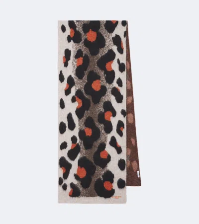 Givenchy Alpaca And Wool-blend Jacquard Scarf In Multicoloured