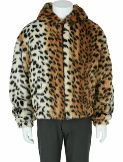 Pre-owned Givenchy Animal Print Jacket W/ Tags In Brown