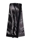 Givenchy Scarf In Wool Jacquard With Animal Print In Black